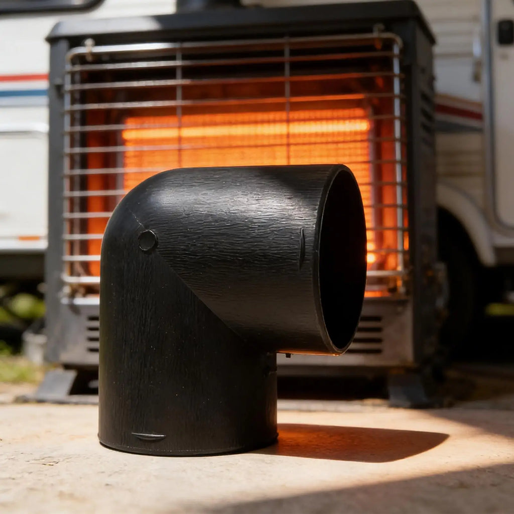Air Heater Ducting Pipe Aluminum Foil Pipe Connecting Elbow Parking Heater Fuel Outlet Diesel Heater Accessories for Outdoor