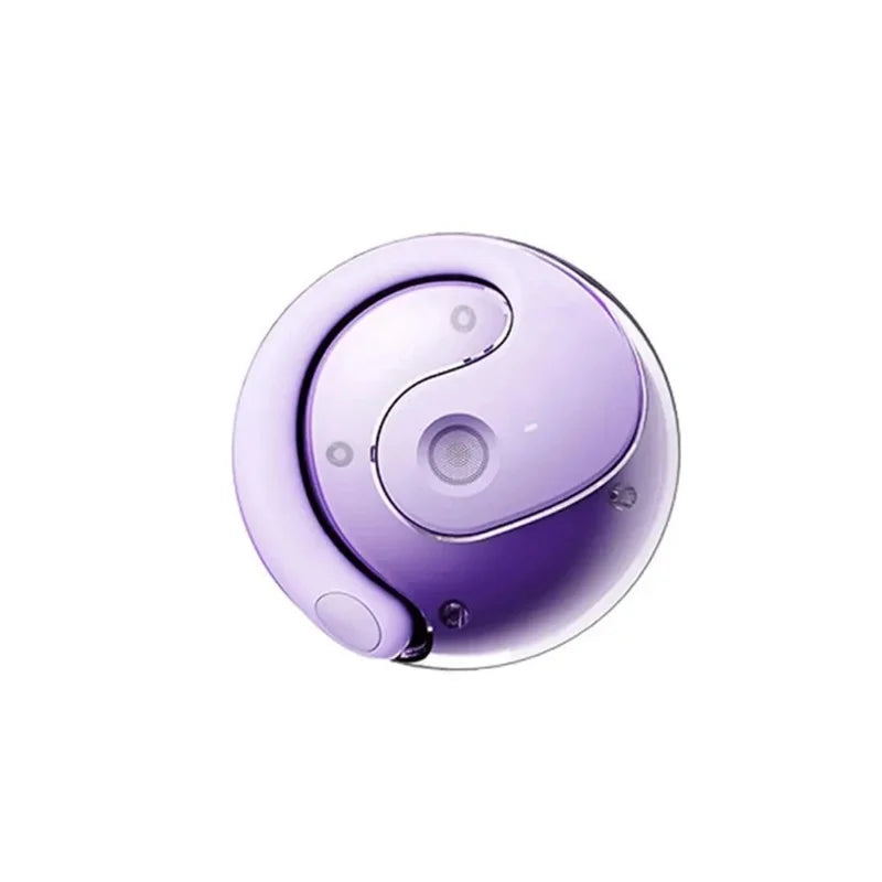 HOMEFISH New Open Ear Wireless Translation Earbuds Bluetooth 5.4 AI Real-time Translator Headphones Sports Earphones with Mic
