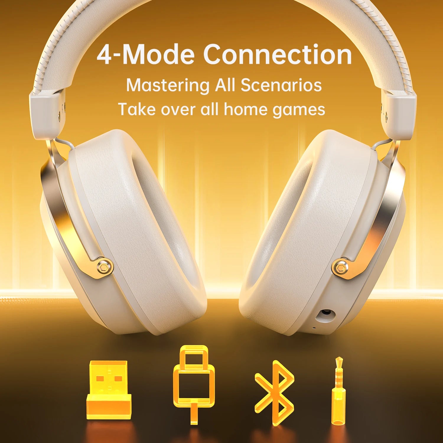 ATTACK SHARK L30PRO Noise Canceling Bluetooth Gaming Headphones 7.1 Channel Surround Sound Portable Audio Headphones