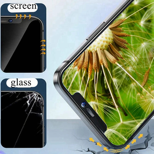 1-4PCS Anti-Peep Full Cover Screen Protector For iPhone 6-16 Series SE