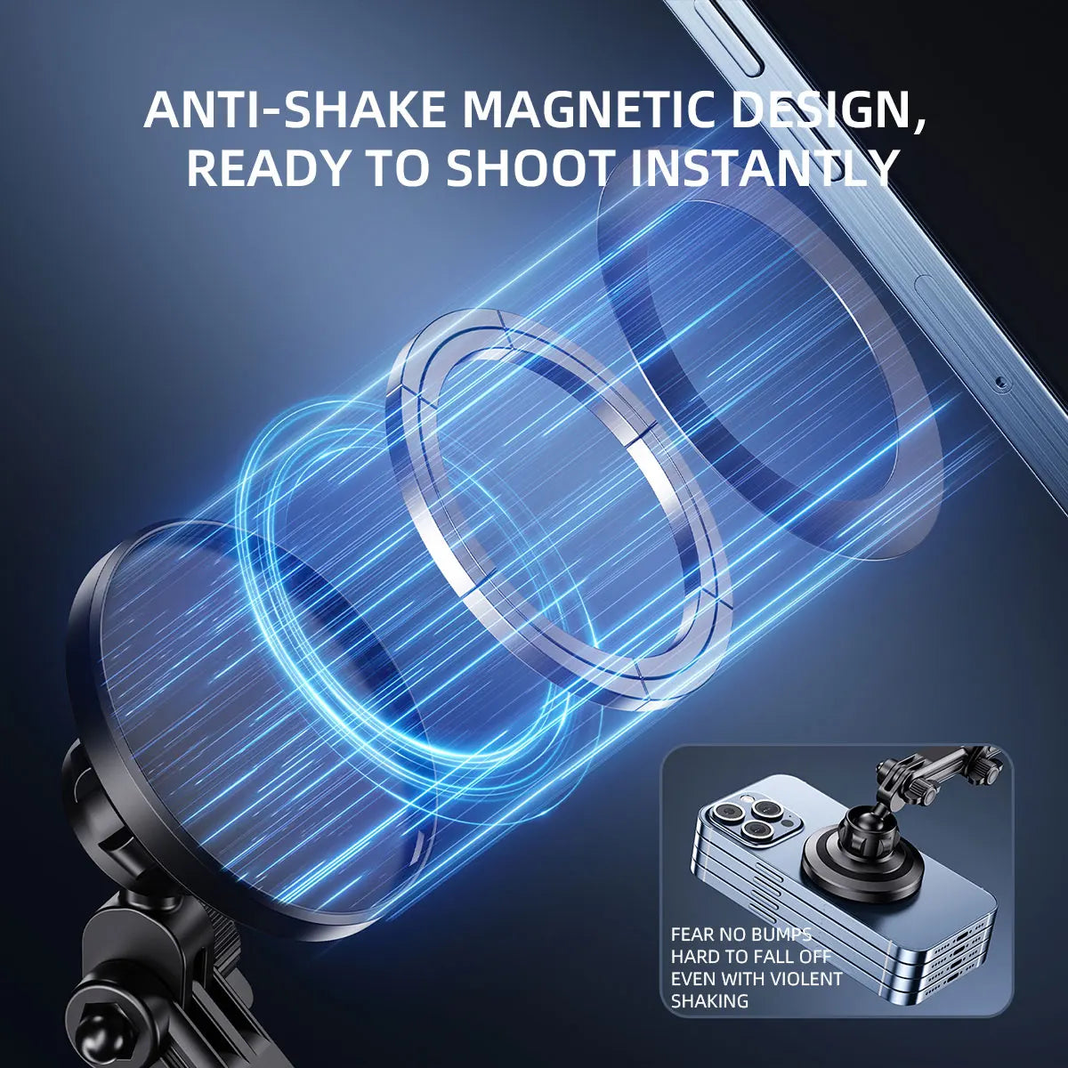 Silicone Magnetic Phone Action Camera 2 in 1 Neck Hold Mount for GoPro Insta360 DJI OSMO Action Universal Action Camera Phone