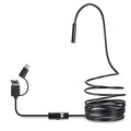 Endoscope Camera For Mobile Phone Softwired USB Mini Endoscope With 6 LED Lights 7mm 3 in 1 TYPE-C Waterproof For Android