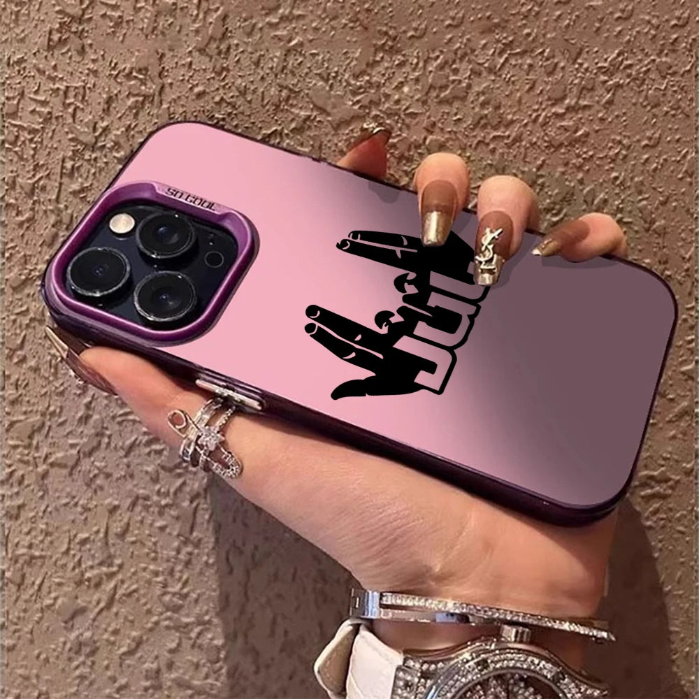 Rapper JuL C'est Pas Des Lol Hard PC IMD Case for iPhone 17 16 15 14 13 12 11 Pro Max XS X XR Shockproof Plating Matte TPU Funda
