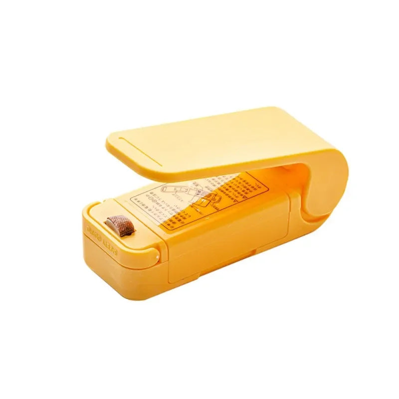 Kitchen Handheld Snack Sealer Snack Bag Clips Plastic Bag Sealer For Freshness Machine Package Sealer Food Bag Closure Packing