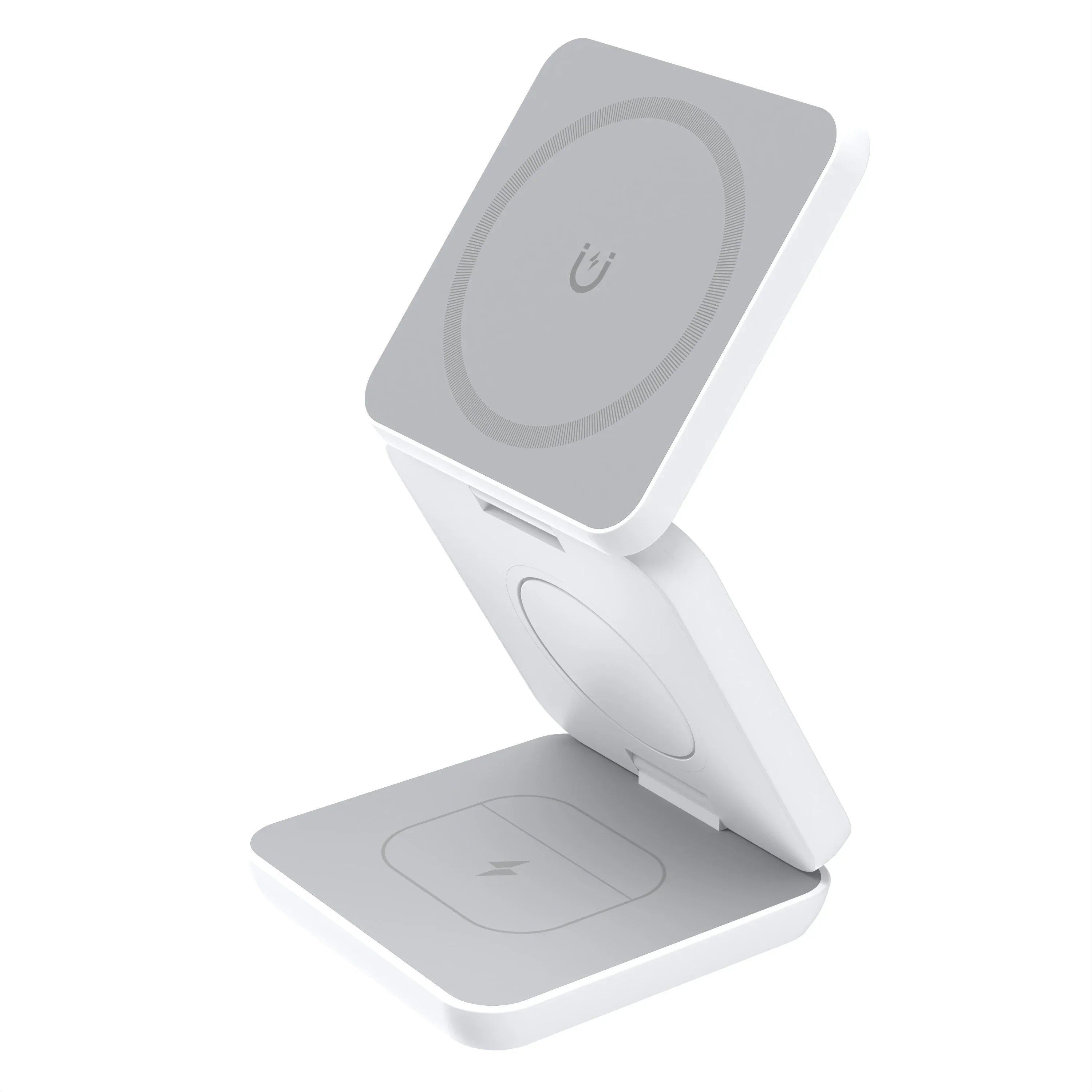 3 in 1 Foldable Magnetic Wireless Charger Stand for MagSafe Compatible iPhone 17 16 15 Apple Watch AirPods Pro 2 Strong Magnetic