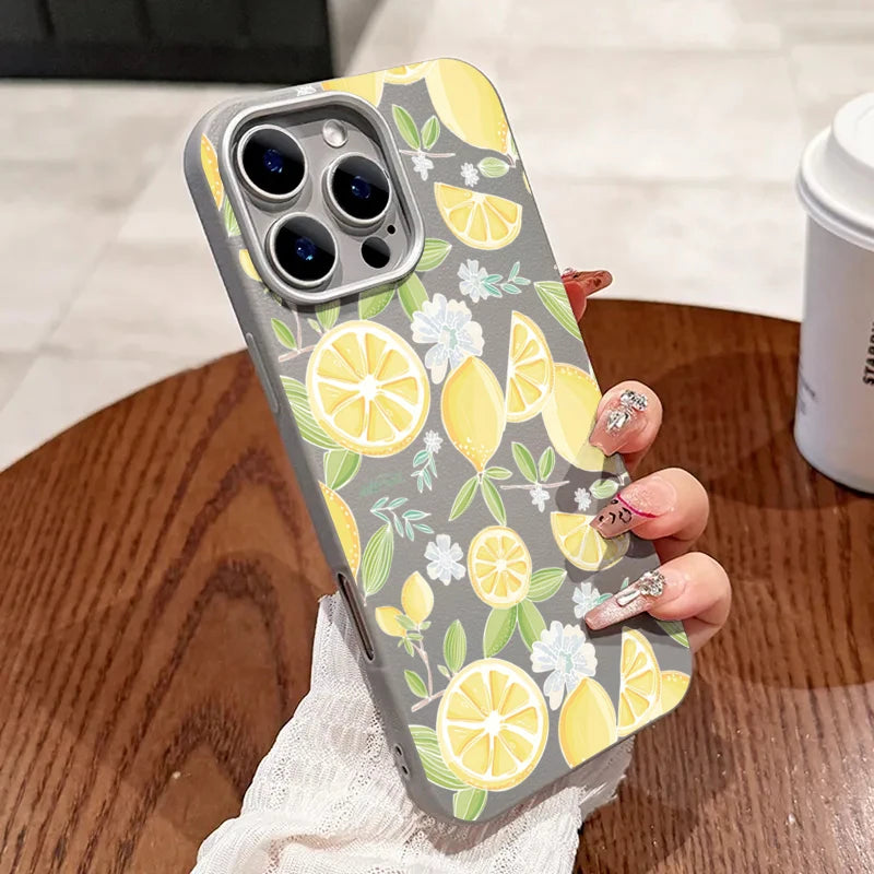 Lemon Striped Retro Design Suitable for Xiaomi 14T Pro 11 Lite 5G 4G 14T 13T Lichee Pattern Candy Soft Silicone Phone Case Cover