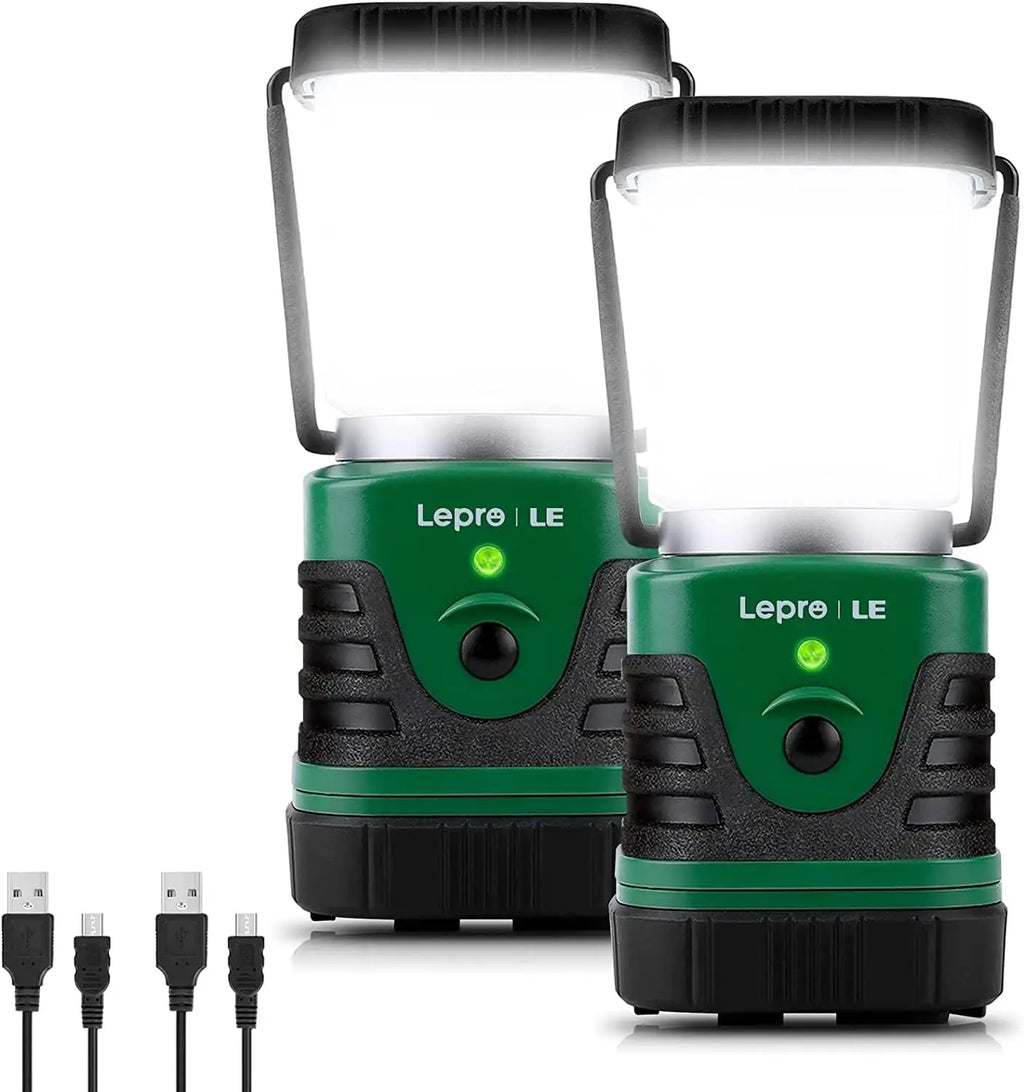 1000LM Rechargeable LED Camping Lantern with Power Bank, 4 Modes, IP44 Waterproof for Emergency & Outdoor
