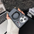 360° Rotate Bracket Magnetic Phone Case For iPhone Air 17 16 15 14 13 12 Pro Max 11 Plus 17E 16E For Magsafe Metal Stand Cover