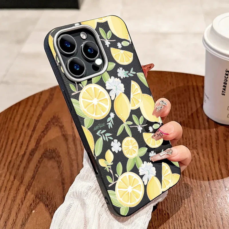 Lemon Striped Retro Design Suitable for Xiaomi 14T Pro 11 Lite 5G 4G 14T 13T Lichee Pattern Candy Soft Silicone Phone Case Cover