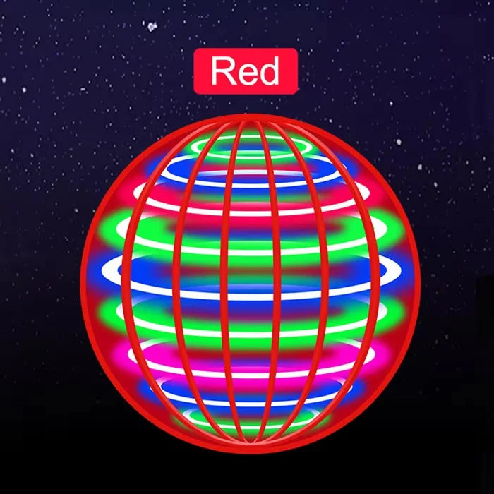 Flying ball, automatic spinning ball, LED dazzling lights, floating magic, fan, UFO flying machine, toy gift, game, sports ball