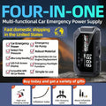 12V 8000A Portable Smart Jump Starter With 28100mAh Power Bank, Digital Air Pump, 400LUX LED Flashlight, USB-C & Type-A Ports