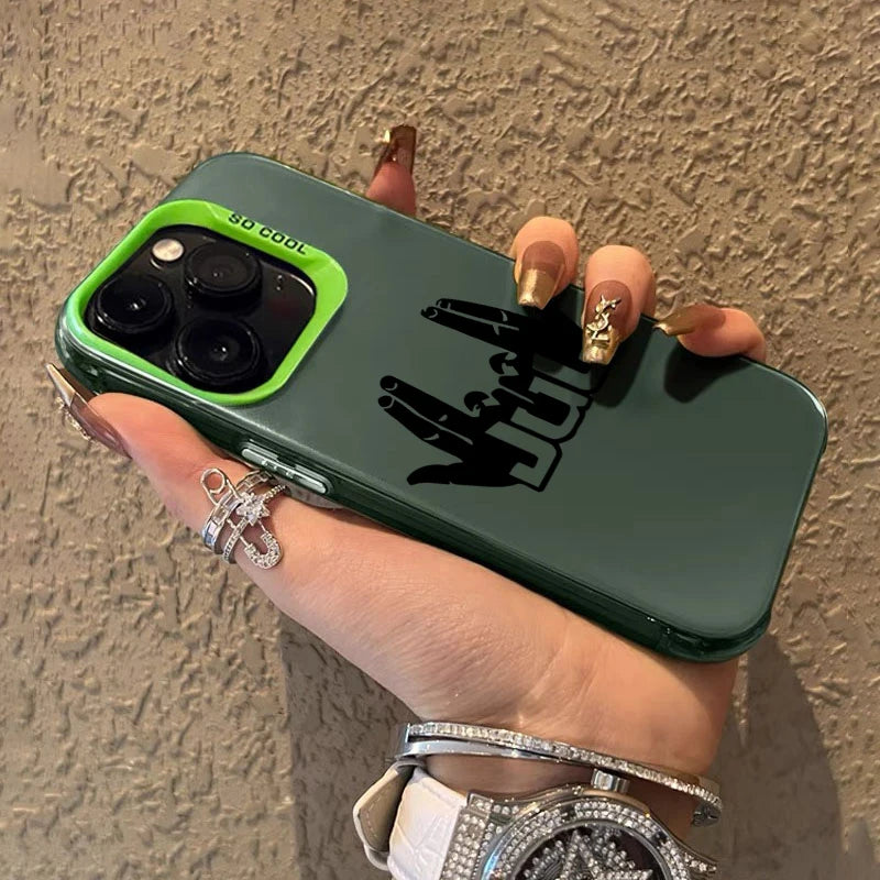 Rapper JuL C'est Pas Des Lol Hard PC IMD Case for iPhone 17 16 15 14 13 12 11 Pro Max XS X XR Shockproof Plating Matte TPU Funda