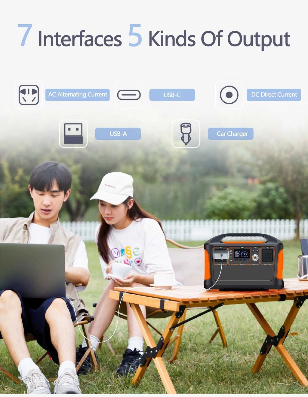 All In One Portable Power Energy Storage Power Station Bank 600W Lifepo4 Lithium Battery Pack Supply Energy Travel Camping