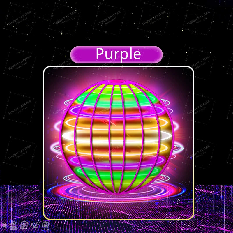 Flying ball, automatic spinning ball, LED dazzling lights, floating magic, fan, UFO flying machine, toy gift, game, sports ball