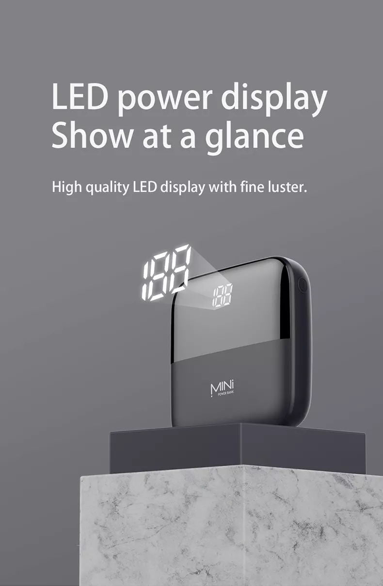 Power Bank With Logo OEM Small Portable Charger Powerbank 10000 mAh Battery 20000mAh Battery Powerbanks 20000 mAh Powerbank Mini