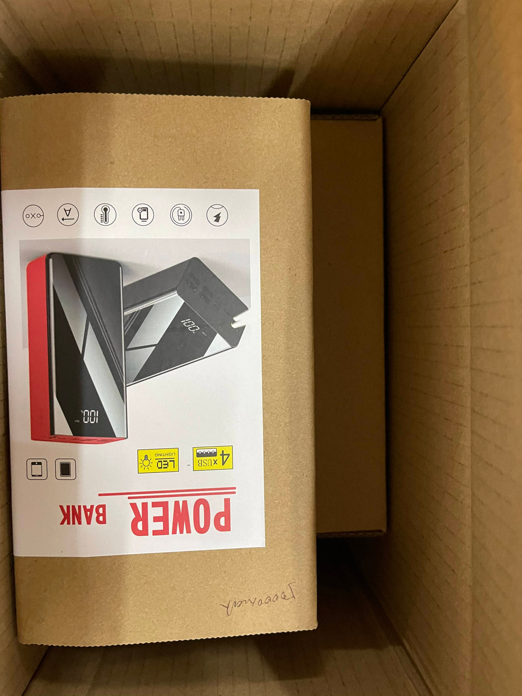 4 Port USB 3 Input Flashlight LED Digital Powerbank 50000mAh Mirror Custom 50000 mAh Power Bank 50000 mAh Powerbank 50000 mAh