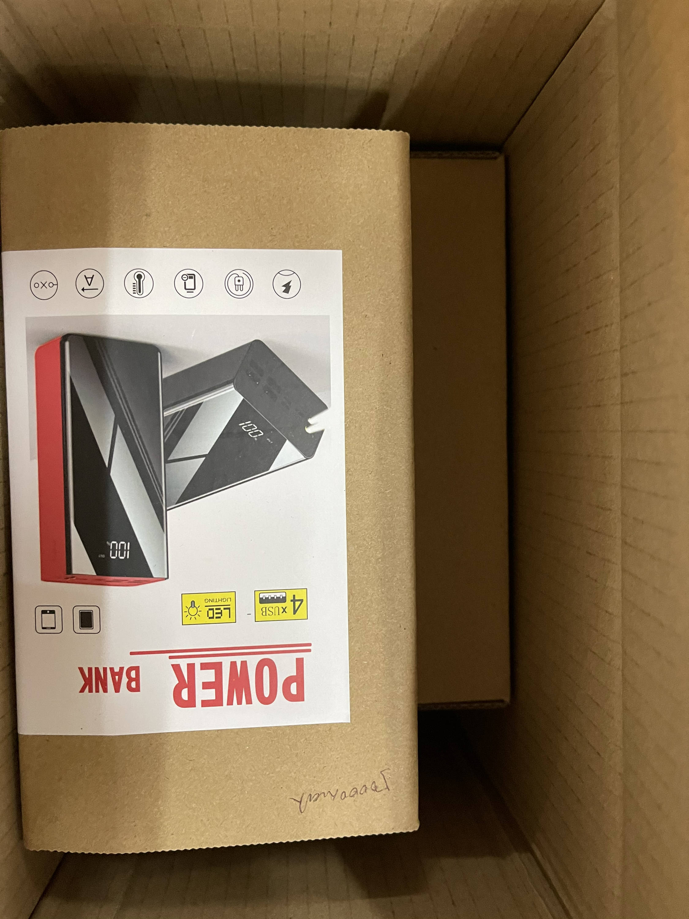 4 Port USB 3 Input Flashlight LED Digital Powerbank 50000mAh Mirror Custom 50000 mAh Power Bank 50000 mAh Powerbank 50000 mAh
