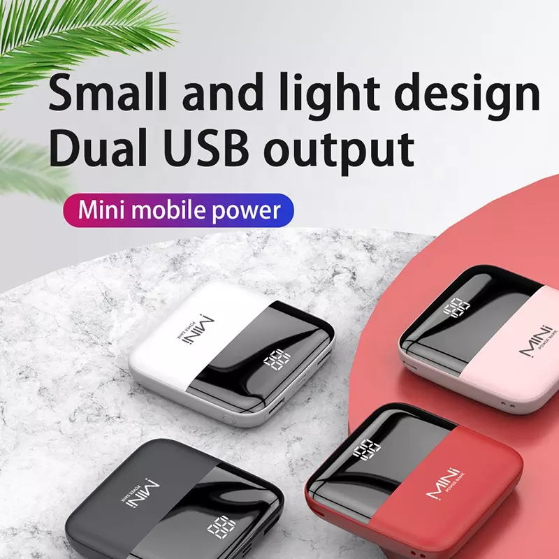 Power Bank With Logo OEM Small Portable Charger Powerbank 10000 mAh Battery 20000mAh Battery Powerbanks 20000 mAh Powerbank Mini