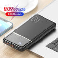 KUULAA Power Bank 10000mAh Portable Charging PowerBank 10000 mAh USB PoverBank External Battery Charger for iPhone 15 14 Xaiomi