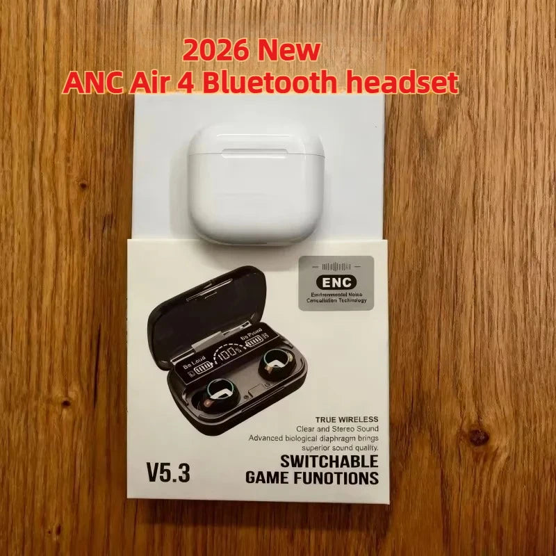 2025 New Pro 3 Wireless Bluetooth Earbuds Air4 Active Noise Cancelling Gaming Headsetwith USB-C Type-C Cable and HiFI