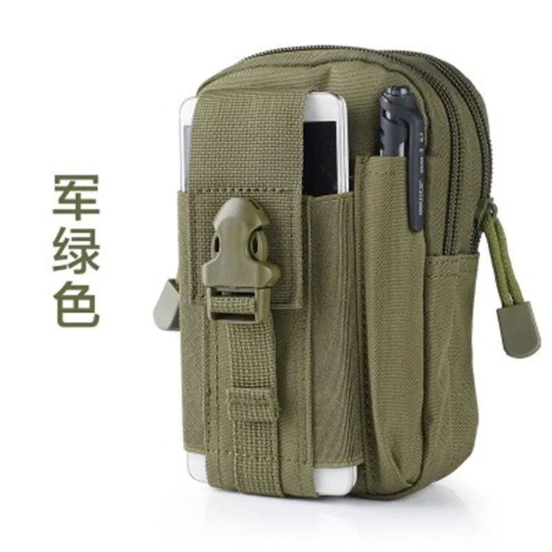 Tactical Molle Belt Pouch Military Waist Bag EDC Tool Organizer Phone Holster Holder For Men Outdoor Hiking Camping Hunting Gear