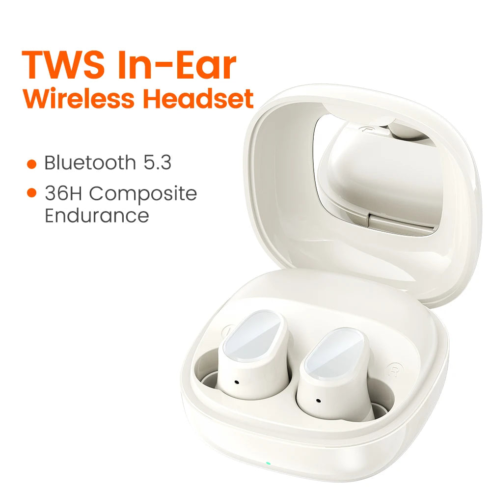 Toocki Bluetooth 5.3 Earphone Wireless HiFi In-ear Headphones Touch Control With Mic Earbuds Sports  Noise Reduction Headsets