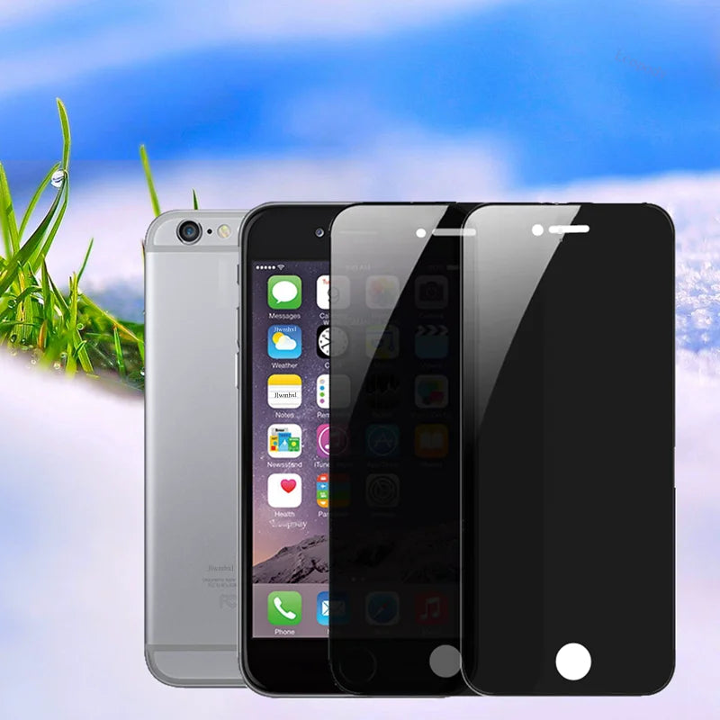 1-4PCS Anti-Peep Full Cover Screen Protector For iPhone 6-16 Series SE