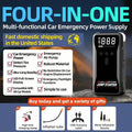 12V 8000A Smart Car Jump Starter With Air Pump Power Bank Flashlight For Gasoline Vehicles