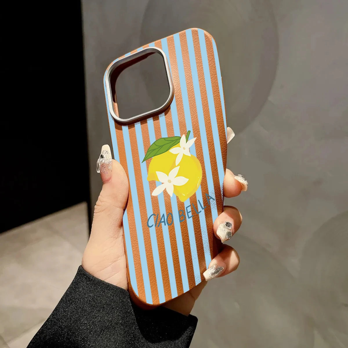 Lemon Striped Retro Design Suitable for Xiaomi 14T Pro 11 Lite 5G 4G 14T 13T Lichee Pattern Candy Soft Silicone Phone Case Cover