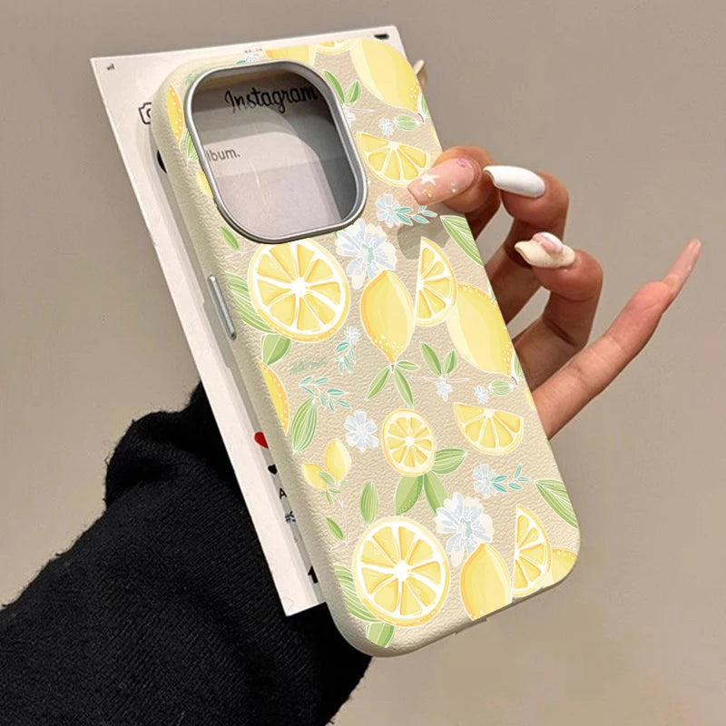 Lemon Striped Retro Design Suitable for Xiaomi 14T Pro 11 Lite 5G 4G 14T 13T Lichee Pattern Candy Soft Silicone Phone Case Cover