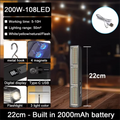2025【High Power Magnetic LED Light Bar】41cm Portable USB Rechargeable Work Light 3 Modes IP66 Waterproof Emergency Power Bank