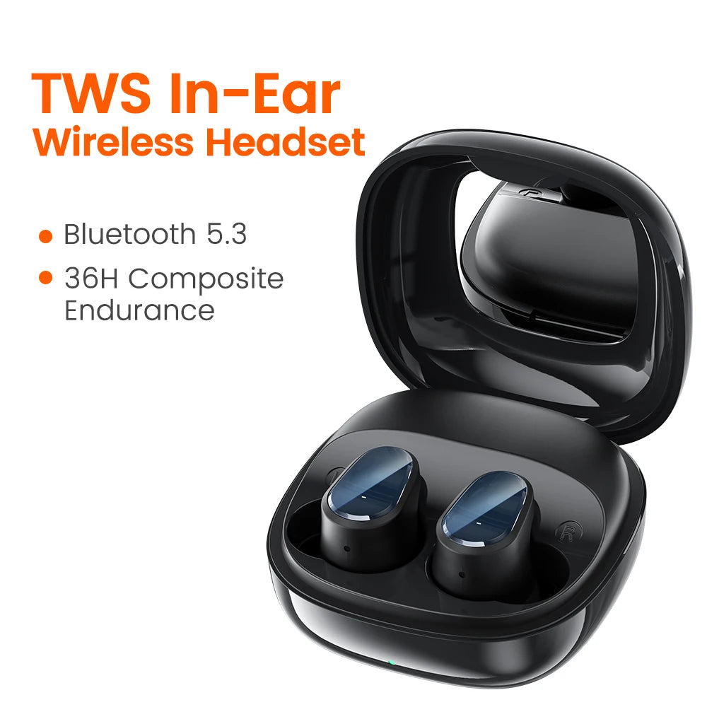 Toocki Bluetooth 5.3 Earphone Wireless HiFi In-ear Headphones Touch Control With Mic Earbuds Sports  Noise Reduction Headsets