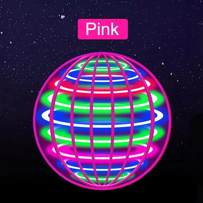 Flying ball, automatic spinning ball, LED dazzling lights, floating magic, fan, UFO flying machine, toy gift, game, sports ball