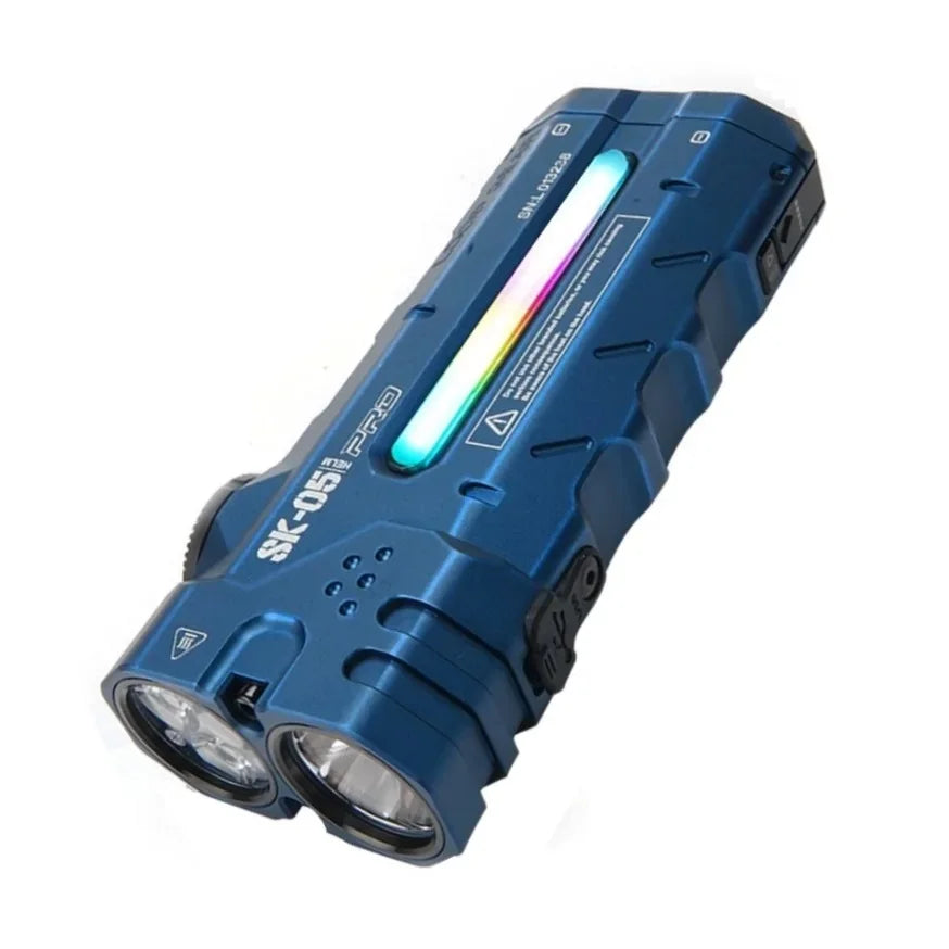 Powerful Flat LED Flashlight 4360LMS with 8000mAh Power Bank, Sidelight Torch Combines Floodlight Spotlight for Search -Nitecore