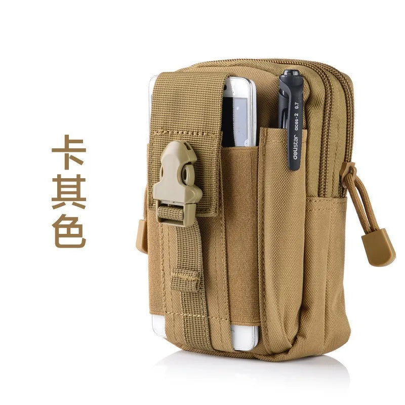 Tactical Molle Belt Pouch Military Waist Bag EDC Tool Organizer Phone Holster Holder For Men Outdoor Hiking Camping Hunting Gear